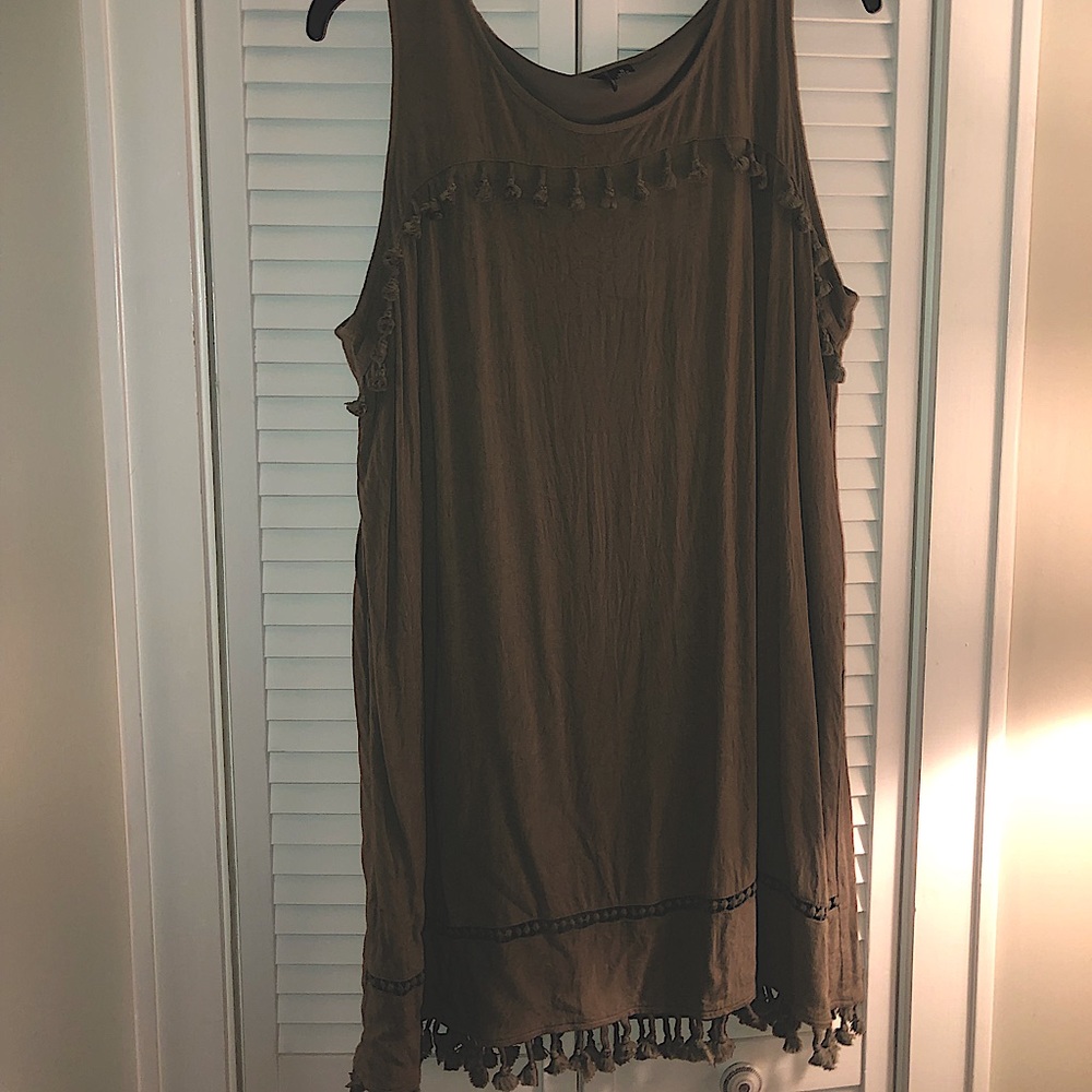 Army green dress
